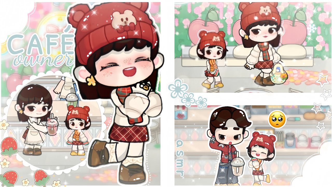 ‧₊˚ ꒰ asmr ꒱ My routine as a café owner, ft. (my sister) 🐚˚ ₊˚ˑ༄ؘ ‧₊˚ ┊Game World rp. 