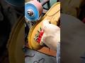 The Process of Tidying Shoe Edges Using a Rotating Grinding Machine #shorts