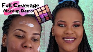 Maybelline Soda Pop Eyeshadow Pallete Full Makeup Demo - Flawless Full Coverage Makeup