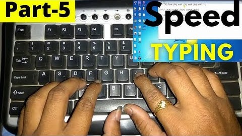 Speed Typing Tutorial in Telugu #05| Increase Typing Speed | Learn Computer Telugu Channel