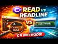 C# Tutorial: Read vs ReadLine (Clear Explanation + Demo) | Benazir Education