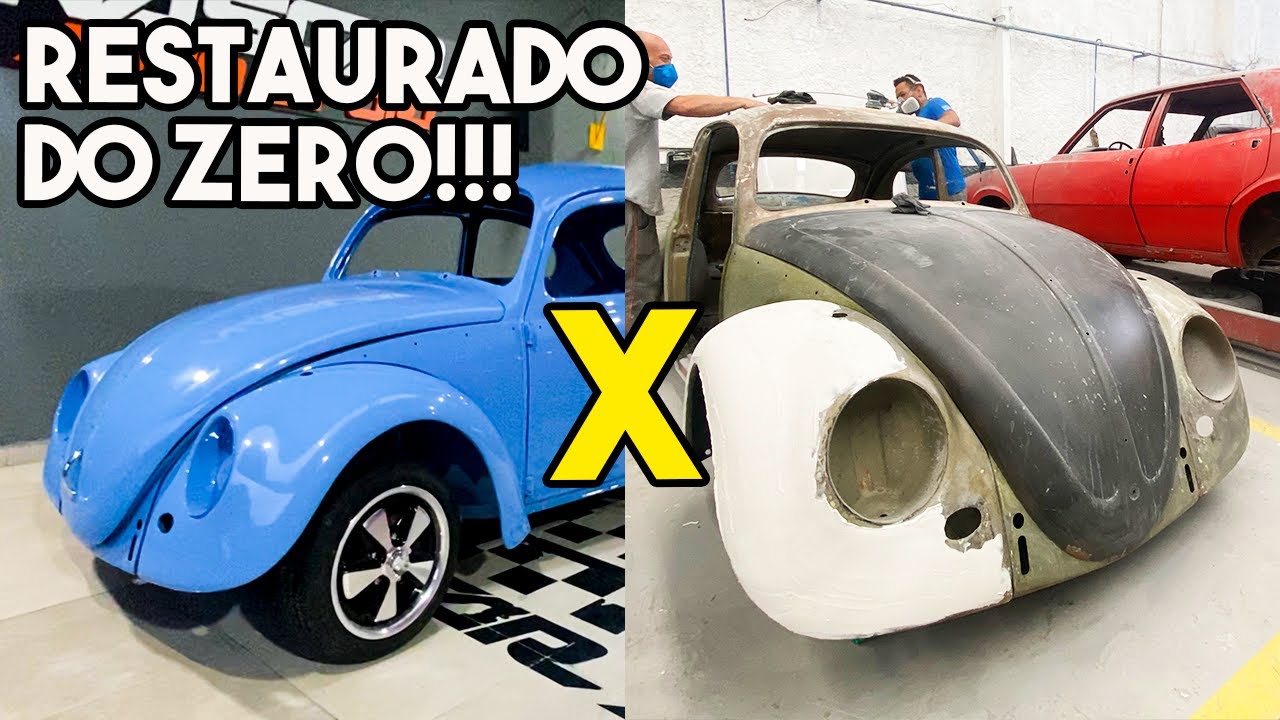 100% RESTAURADO!!😱 MUITO TRABALHO PRA TRAZER ESSE VW FUSCA DE VOLTA A VIDA!!