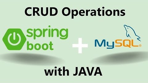 CRUD Operation using Spring boot, JPA and MySQL | CREATE | READ | UPDATE | DELETE #springboot #java
