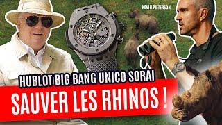 Une montre Hublot qui sauve les rhinos avec SORAI et Kevin Pietersen ! (mettez les sous-titres !)