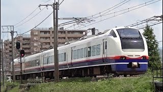 特急しらゆき3号E653系H203編成信越本線下り3013M