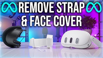 How To Remove Meta Quest 3 Head Strap & Face Cover! [EASY]