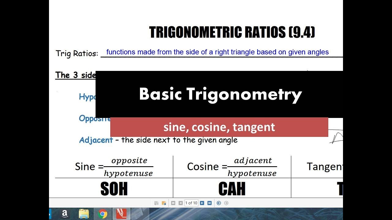 Basic Trigonometry - YouTube
