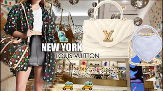 NEW YORK LOUIS VUITTON LUXURY SHOPPING VLOG →🚕Full Store Tour Flagship Madison Avenue NEW COLLECTION