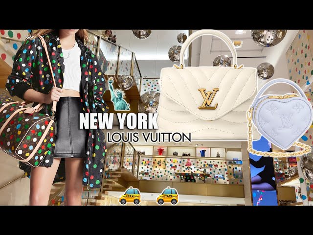 NEW YORK LOUIS VUITTON LUXURY SHOPPING VLOG →🚕Full Store Tour