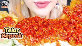 REQUEST#56: ASMR 🍳🔥TELUR GEPREK KRISPI MANDI CABE | SPICY CRISPY OMELETTE🌶