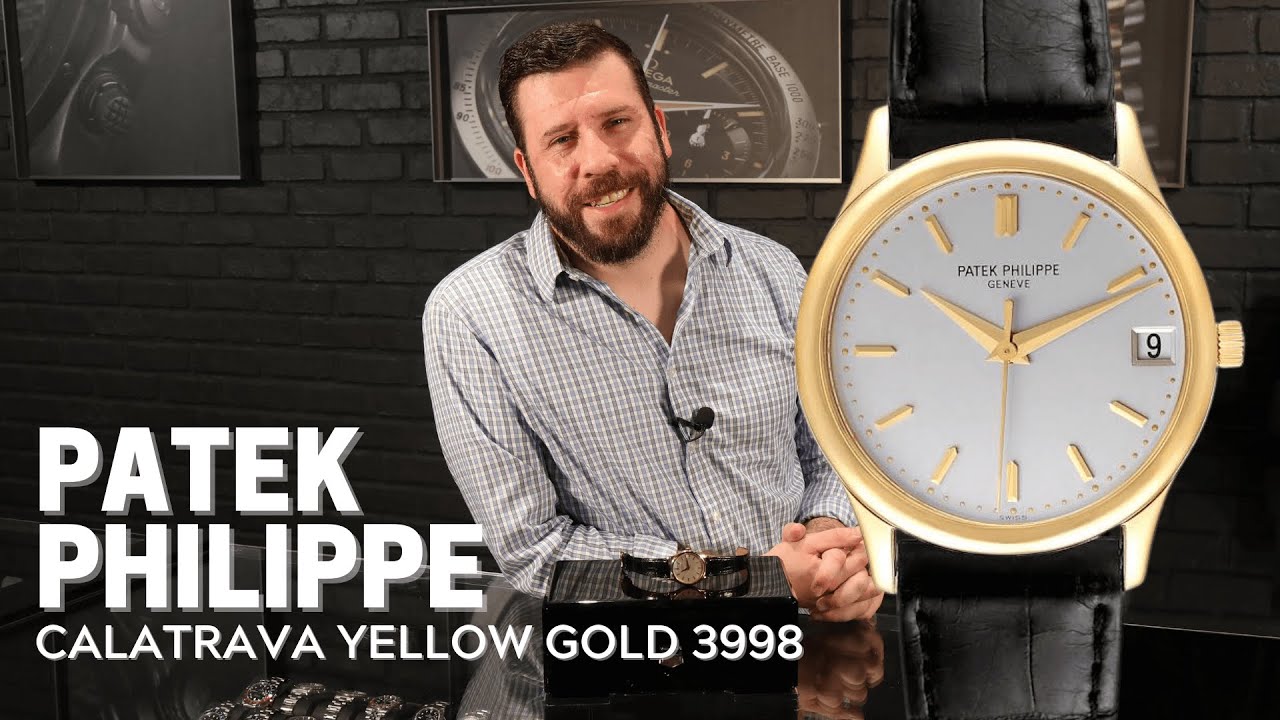 Patek Philippe Calatrava Yellow Gold Automatic 3998 Mens Watch Review
