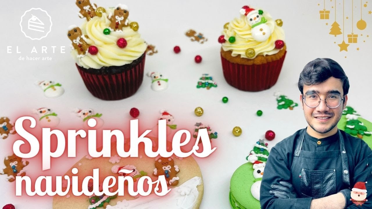 Cómo hacer sprinkles navideños - El arte de hacer arte