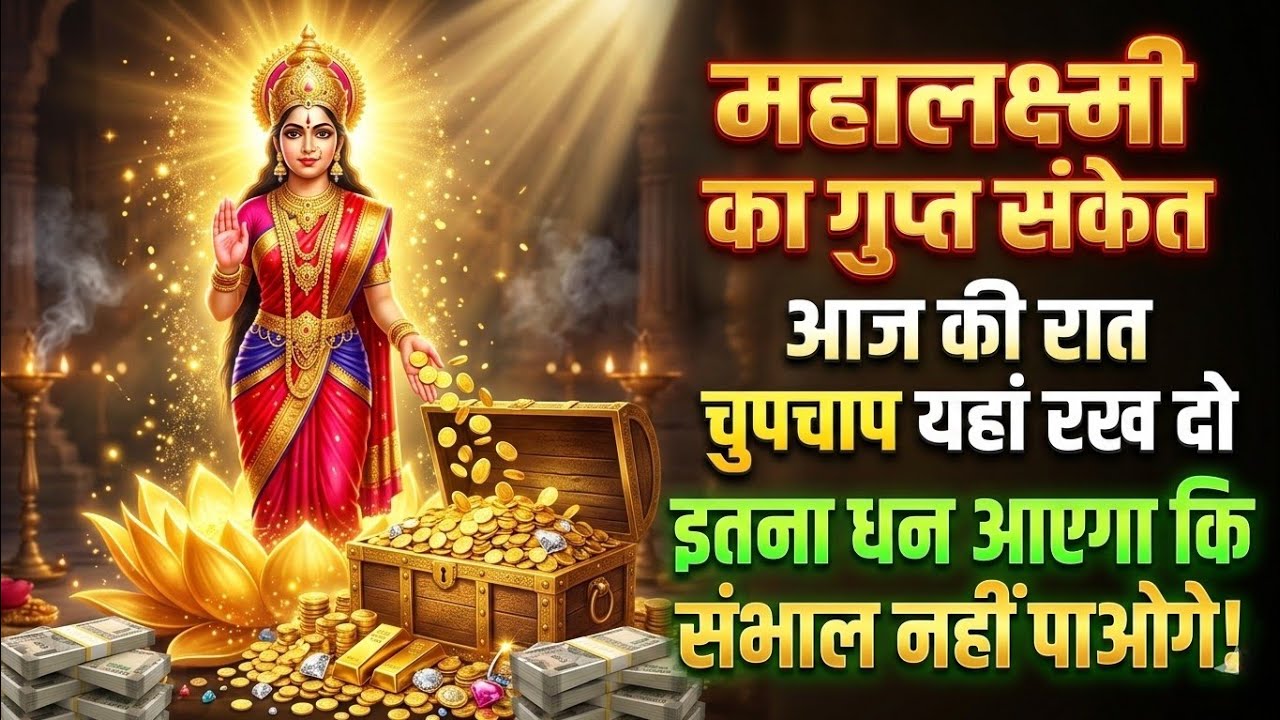 तुम्हारे लिए बहुत बड़ी खुशख़बरी  माँ लक्ष्मी का आशीर्वाद @maalakshmimiracle #maa #motivation