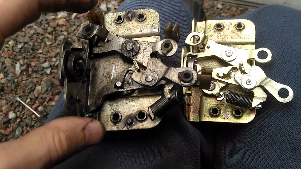 Не открывается дверь Таврии. (Заклинил замок, ремонт) - YouTube