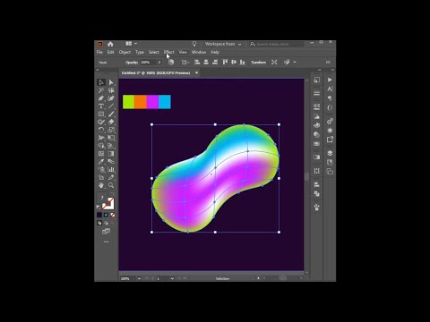 Create Shape Abstract Liquid | Liquid shape in Illustrator |  Adobe Illustrator Tutorial (SPEED ART)