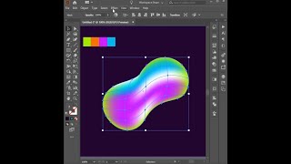 Create Shape Abstract Liquid | Liquid shape in Illustrator |  Adobe Illustrator Tutorial (SPEED ART)