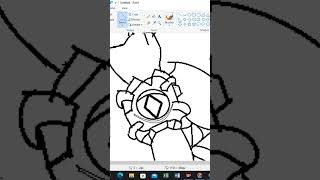 Ben 10 drawing in ms paint ||  Ben 10 drawing  shorts || Shorts screenshot 1