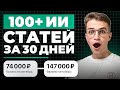 Я выложу 100+ ИИ-СТАТЕЙ на Дзен за 30 ДНЕЙ | Что будет с каналом и доходом? | Начало эксперимента