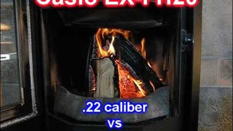 Casio EX-FH20 slow motion #4: Rifle vs. items