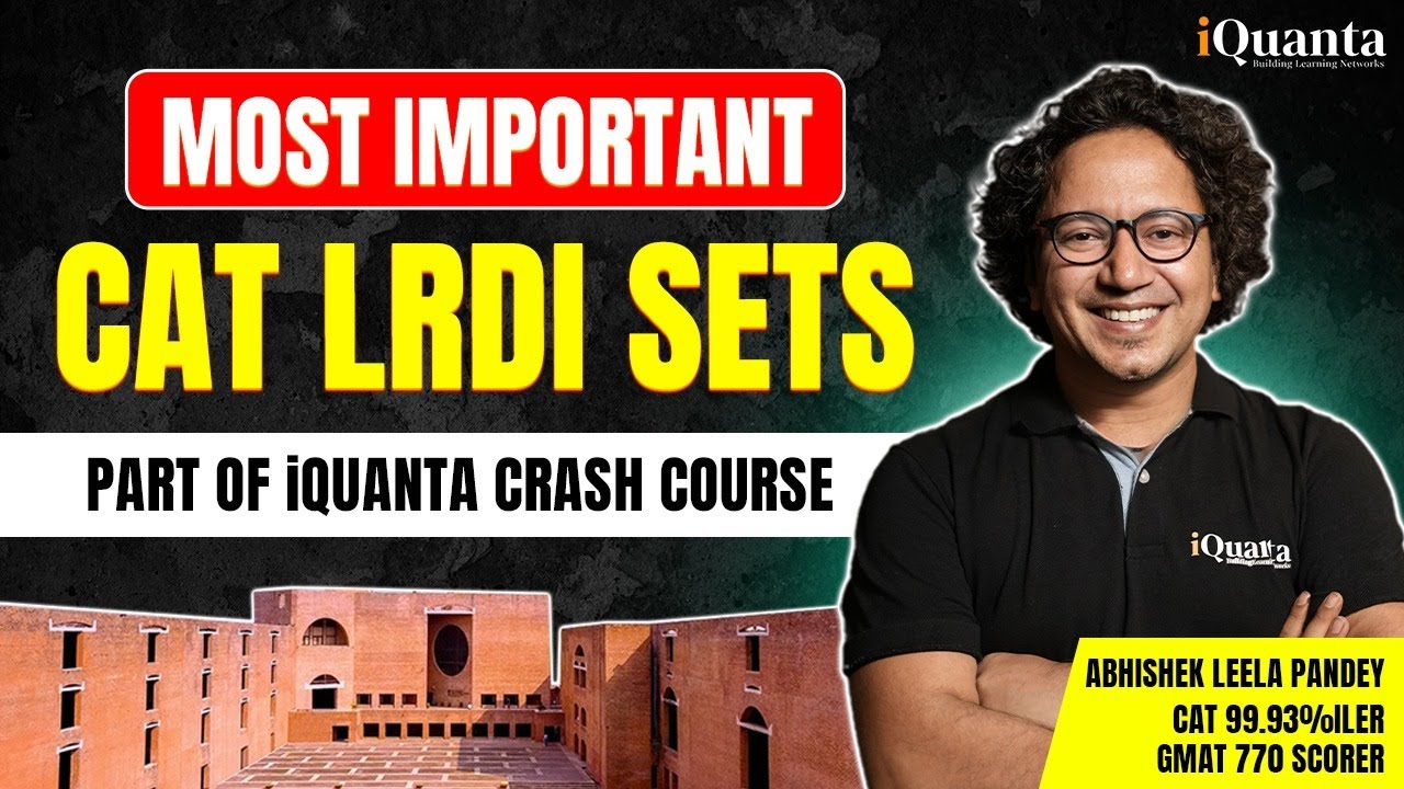 CAT DILR Most Important Topics | Part of iQuanta Crash Course Starting ...