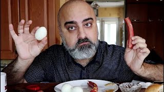 ОБЖОР!!! СОСИСЫ, ГОРБА, ЯЙЦОНЫ! | НЕ РОДНОЙ СЫН... | Жру.ру#188 | MukBang ASMR Eating Slurp