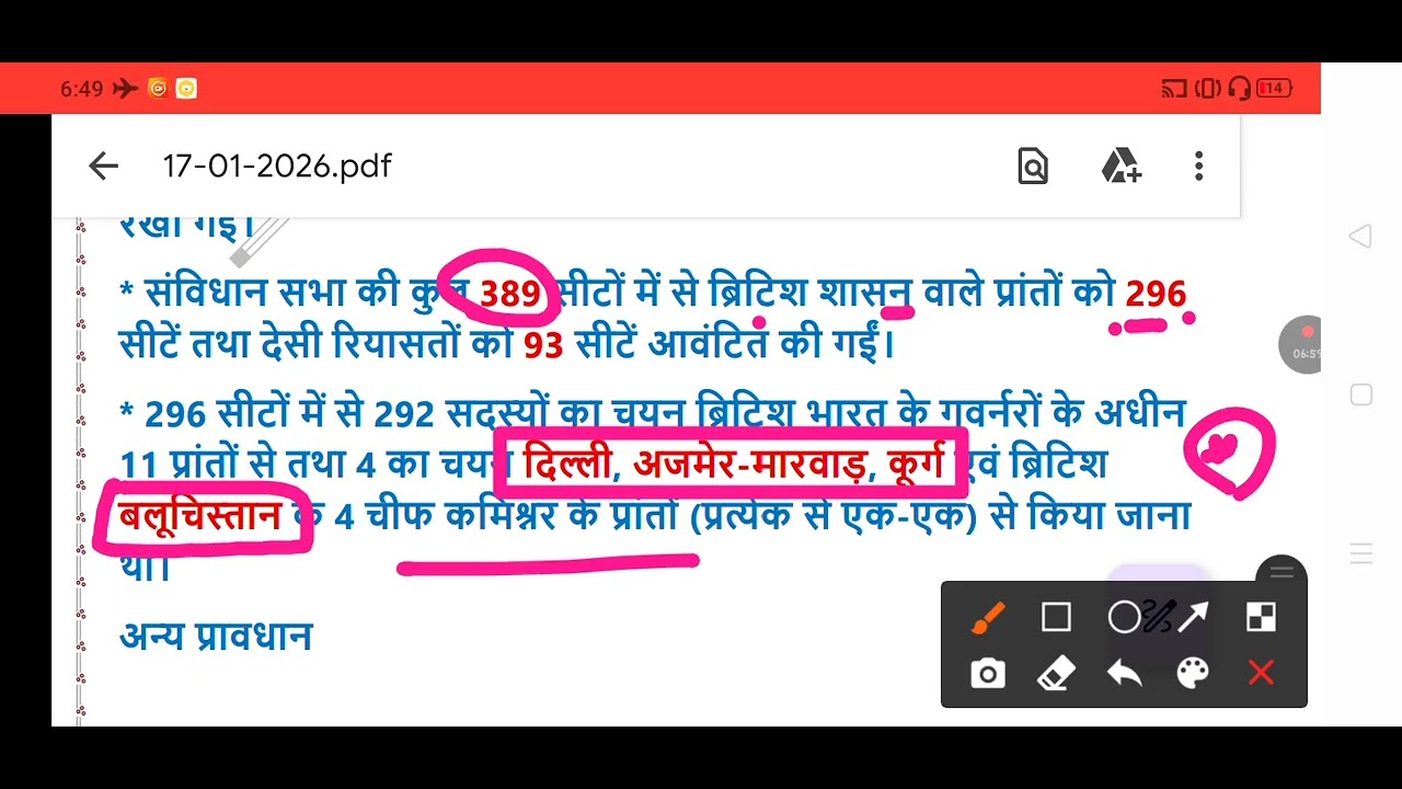 संविधान सभा का गठन|| उद्देश्य प्रस्ताव|| 