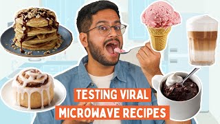 Testing VIRAL Microwave Recipes  CRAZY Microwave Hacks| Pancakes in Microwave  #testedbyshivesh