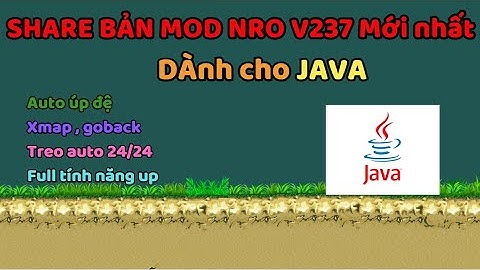 MOD NRO - Bản MOD NRO v237 [Java] Mới Nhất Full Tính Năng cho java, goback ,xmap