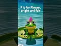 Alphabet F Song | Learn Letter F in 20 Seconds! 🎵