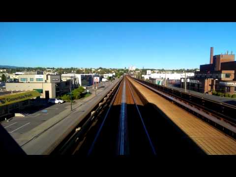 The scenery on SkyTran railway.