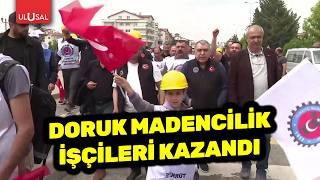 Doruk Madencilik işçileri kazandı! Bakanlık nezaretinde protokol imzalandı | Ekrem Demir