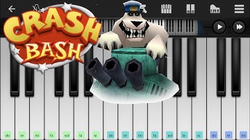 Crash Bash Bearminator Theme SONG Piano Tutorial SOLDIERDIEGO