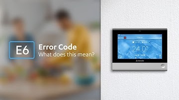 What to do when you have an E6 error code on your ActronAir QUE controller