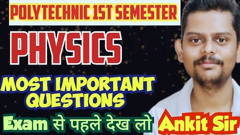 Applied Physics:Most Important Questions (BTEUP 1st Semester Exam 2025) ||Exam में पूछे जाएंगे