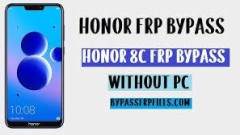 Huawei Honor 8C FRP/Googe Lock Bypass Android/EMUI 8.2.0 WITHOUT PC | NO TALKBACK | 2020