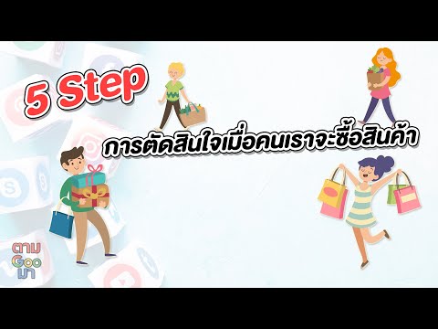 ทฤษฎีการตลาด | 5 ขั้นตอนการตัดสินใจเมื่อคนเราจะซื้อสินค้า | ตามGooมา
