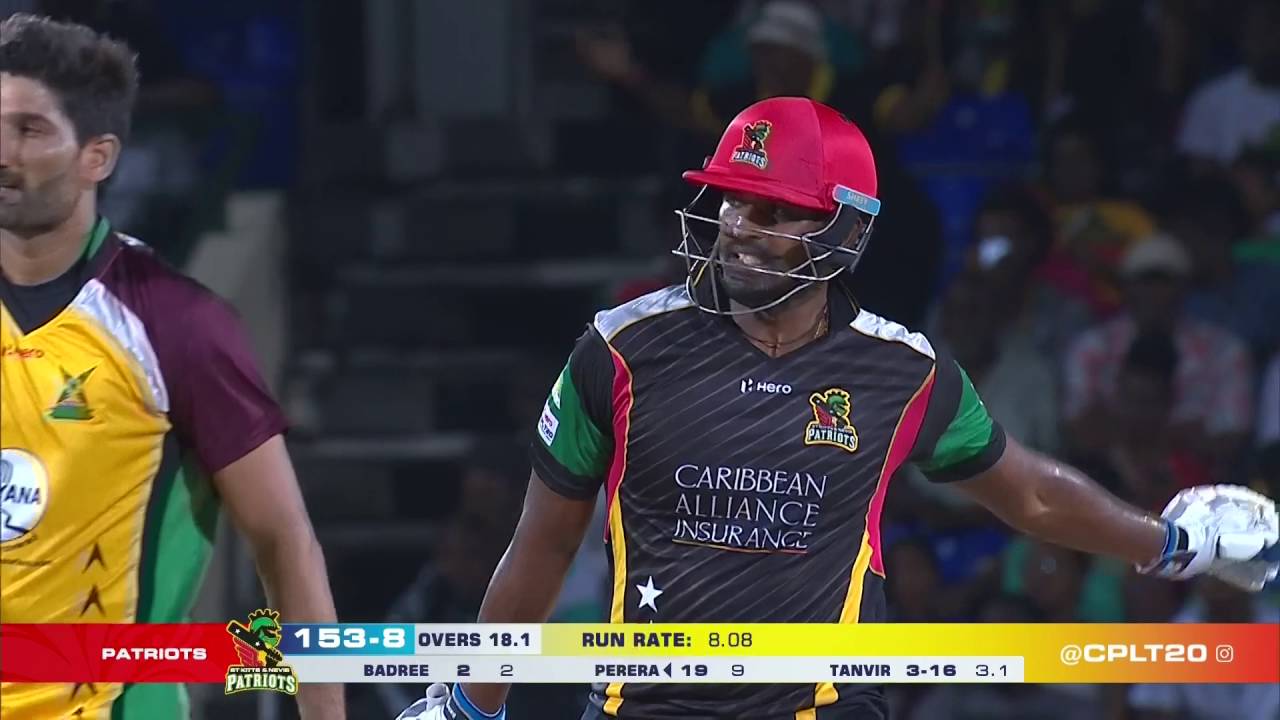 CPL 2016 Highlights - St Kitts and Nevis Patriots v Guyana Amazon Warriors
