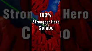 100% Hard Strongest Hero Combo #fypシ #roblox #tsb #thestrongestbattlegrounds