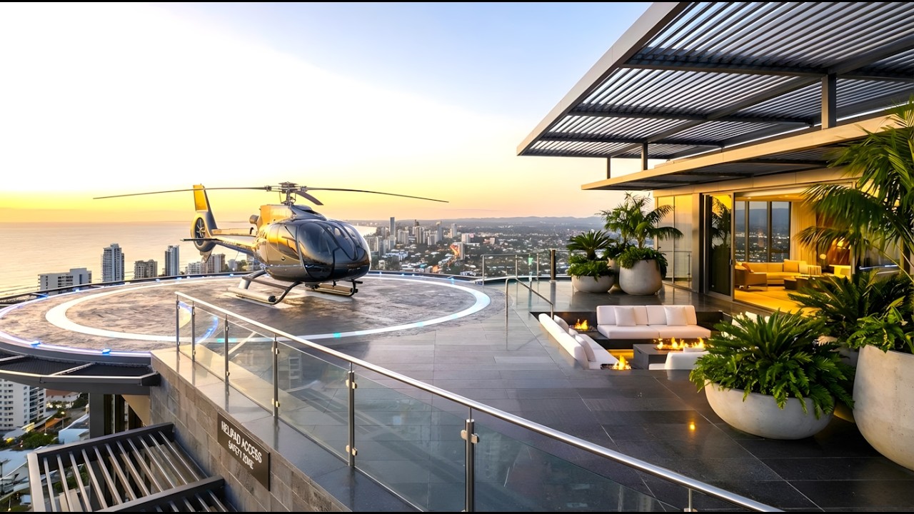 Inside a $20 Million 22nd Floor Penthouse in Miami, Florida.