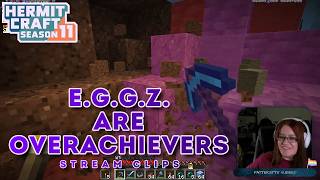 EGGZ are Overachievers | Stream Clips | Hermitcraft Season 11