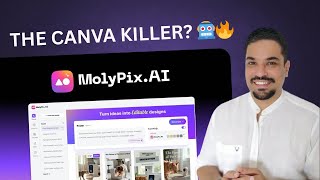 MolyPix AI Design Tool Review & Tutorial - Best Canva Alternative? (AppSumo AI Week Spotlight) screenshot 4