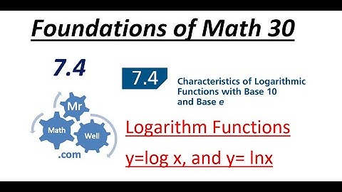 FM 30 7.4 Logarithms Lesson 2020