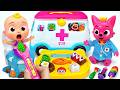 20 Minutes Satisfying Unboxing Cocomelon Doctor Toys Playset, Cute Pinkfong Ambulance Car Toys ASMR