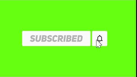 Green screen subscribe button (mouse click with sound)