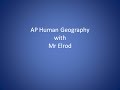 AP Human Geography – site and situation review
