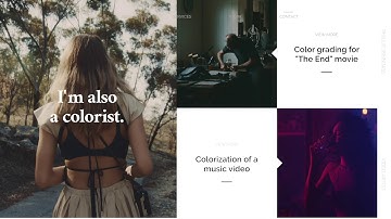 Artist Portfolio Modular Template for Apple Motion & FCPX - MotionVFX