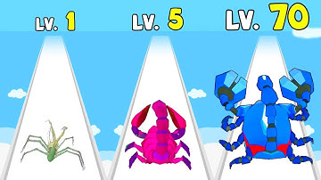 Scorpion Run - Max Level Giant Scorpion Evolution | All Levels