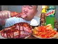 통 훈연 삼겹살 + 엄니표 김장김치 + 고봉밥 먹방 입니다 Smoked Pork Belly MUKBANG