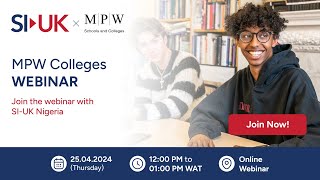 How to Study Medicine in the UK with MPW Webinar on 25th April