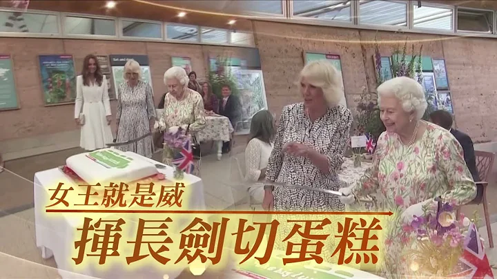 英国女王伊丽莎白二世就是威  挥长剑切蛋糕 | 台湾新闻 Taiwan 苹果新闻网 - 天天要闻
